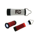 LED Flashlight w/ Mini Lantern- Red